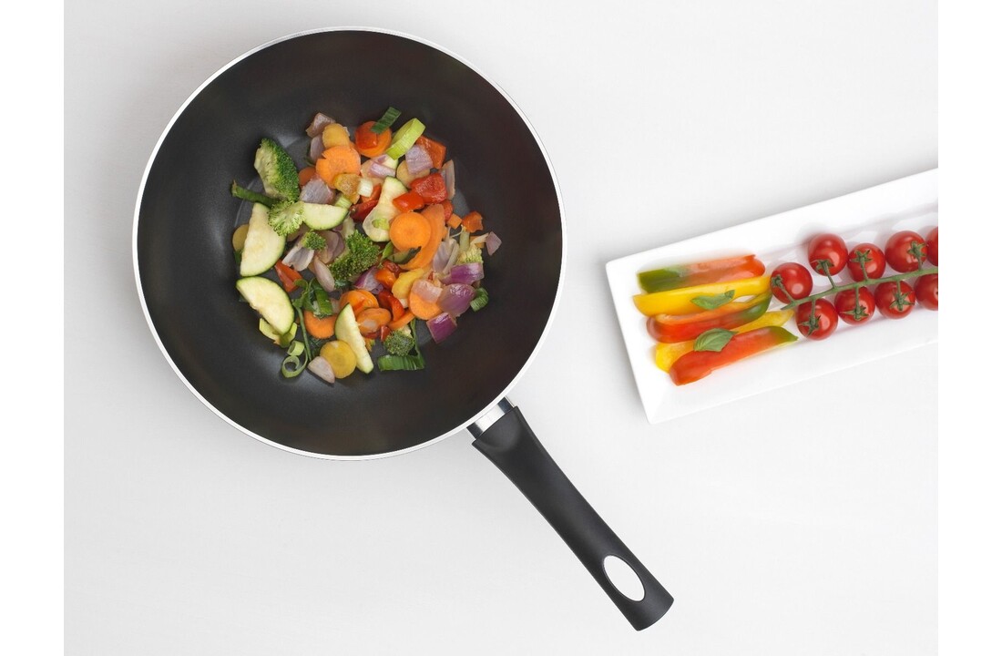 Bakmina Gietaluminium Wok 28 cm