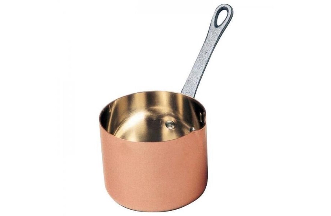 Baumalu Koperen saucière/sauspan met schenktuit Ø 11 cm