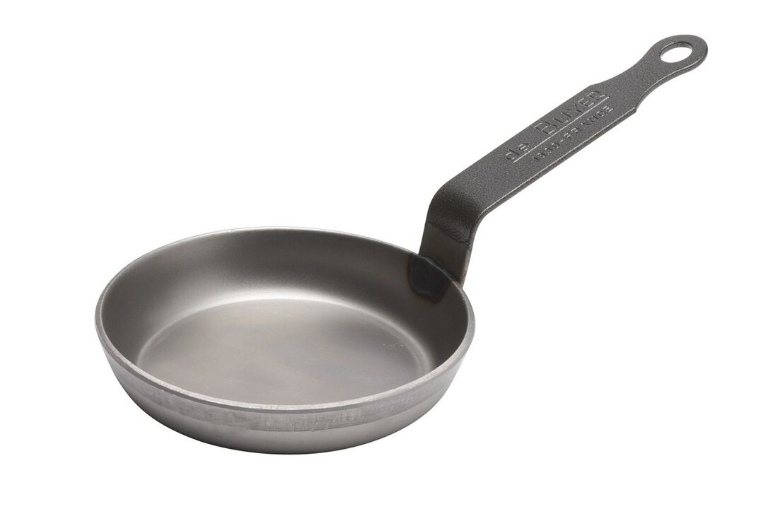 De Buyer Carbone Plus Blinis pan - Ø12cm - Plaatstaal