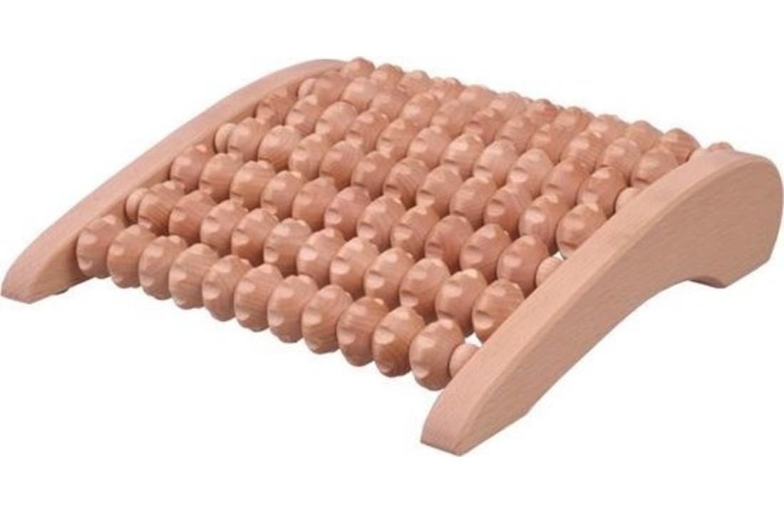Beuken voetmassage roller 27,5 x 26 cm