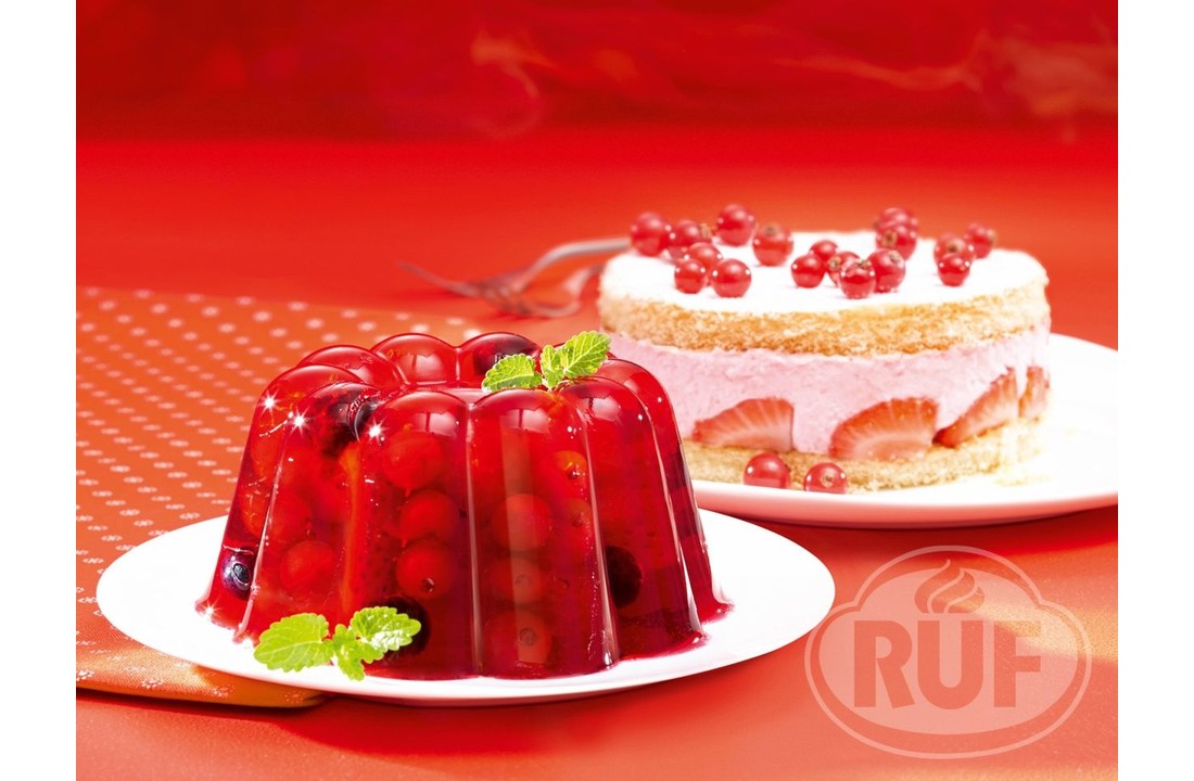 RUF Bladgelatine Rood 12 bladen 20 gram
