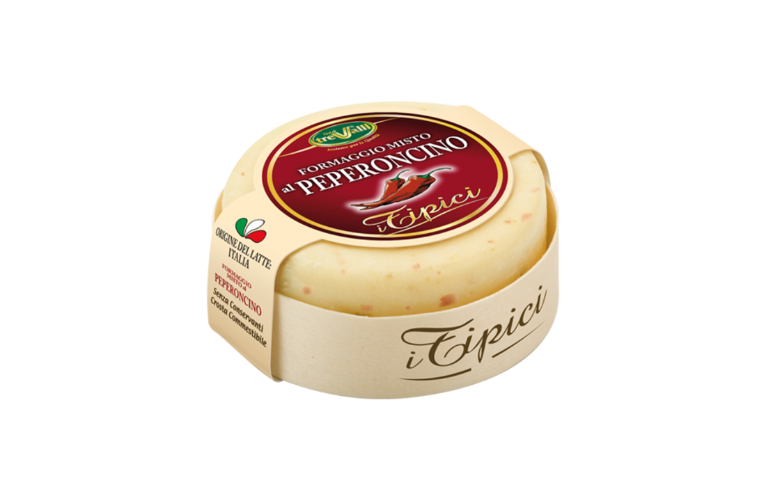 treValli Caciotta al Peperoncino 180 gr.