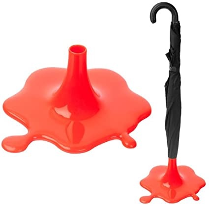 Regenschirm-Halter-Splash 26,6 x 11 cm Polypropylen-Rot