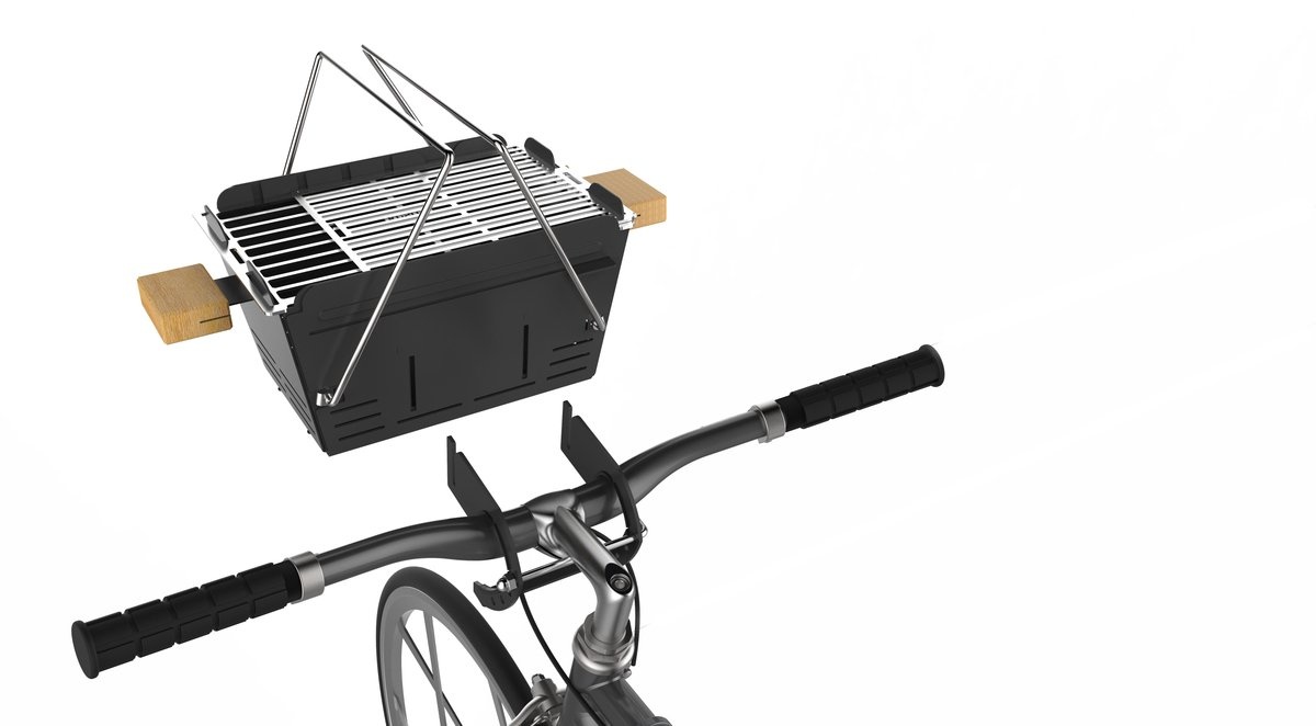 Knister Grill Fahrradadapter (BBQ Fahrradhalterung)