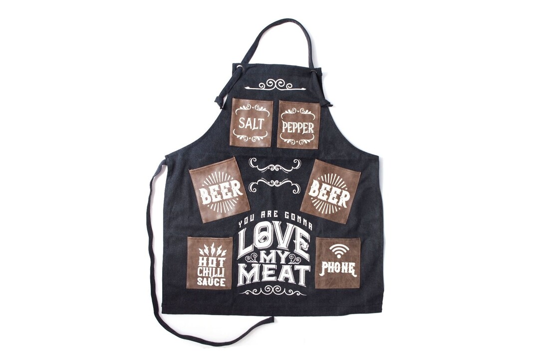 Barbecue apron - Love my Meat