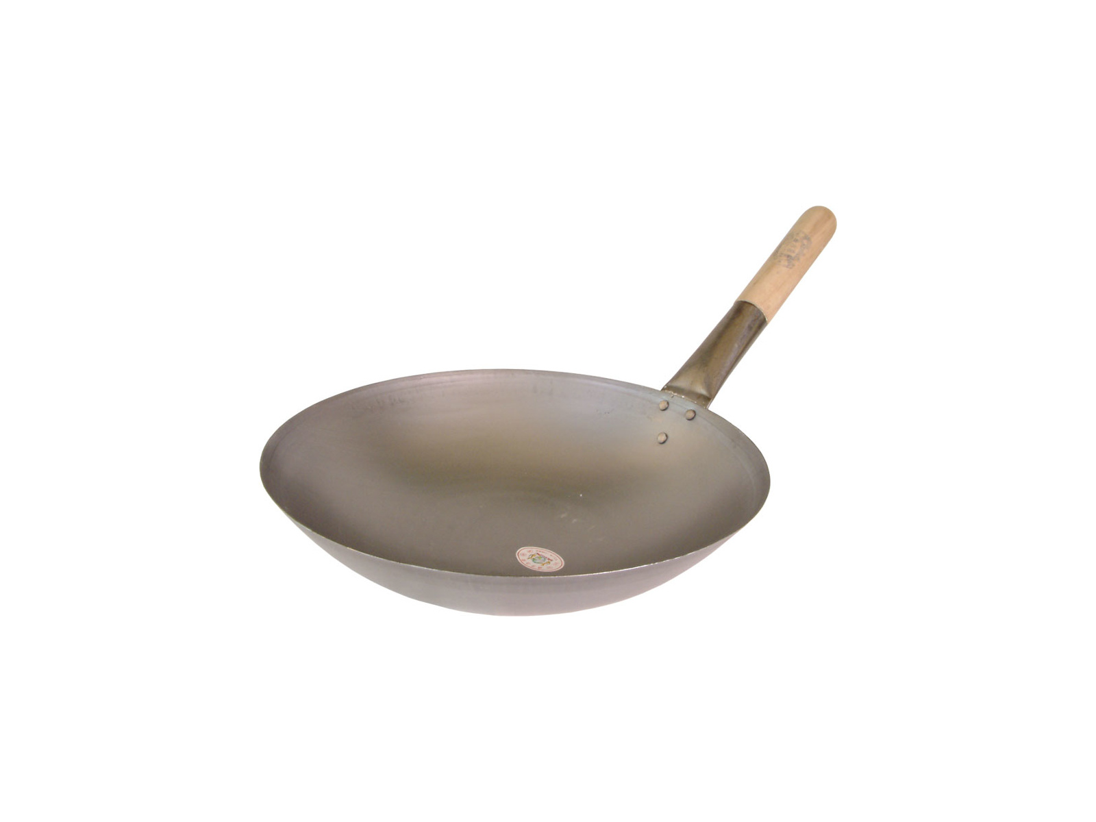 35 cm Sheet steel wadjan / wok pan with handle