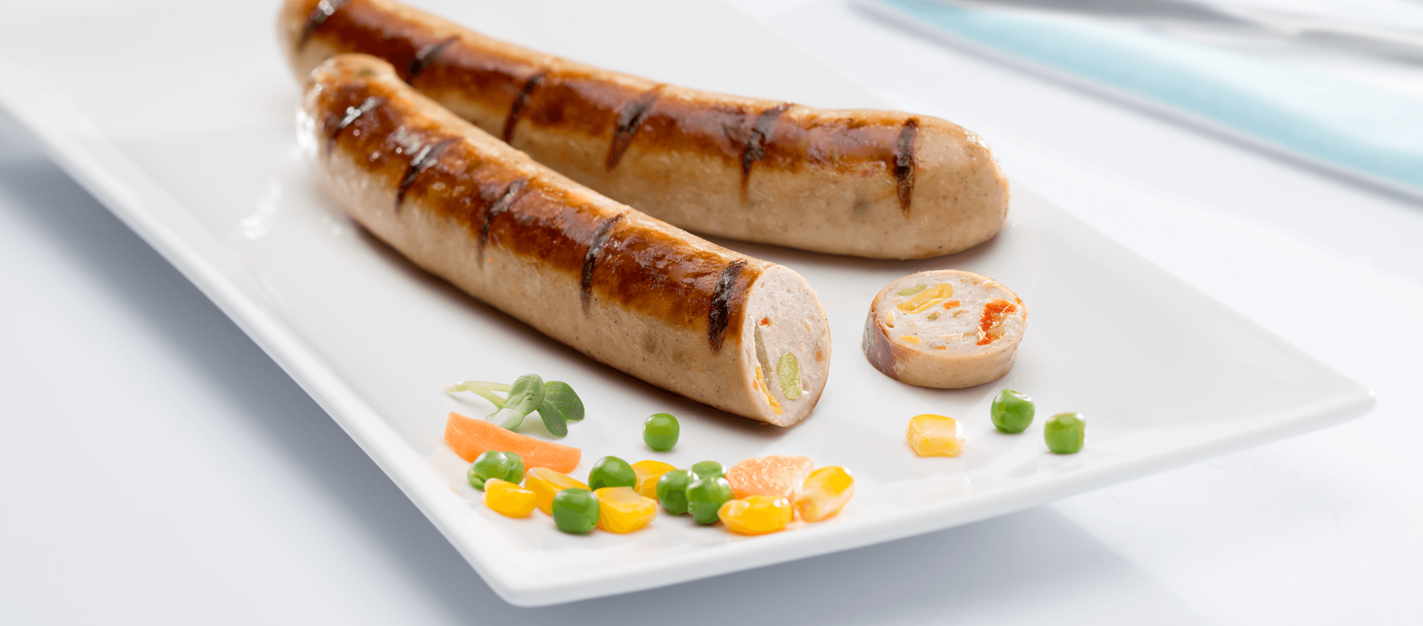The vegetarian barbecue experience made from pea protein & egg white (from hen's egg)