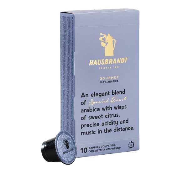 Hausbrandt Gourmet capsules voor Nespresso (10 x 10st)