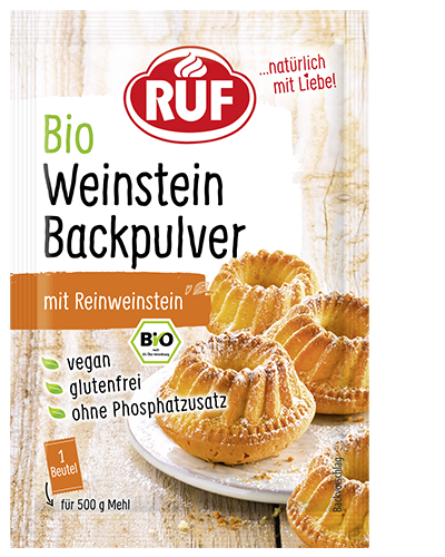 RUF Organic tartar baking powder 3x20g