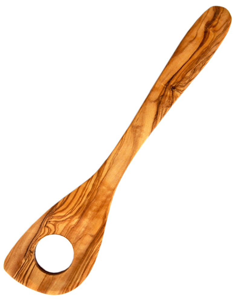 Bakmina Risottolöffel / Nudellöffel / Saucenlöffel Olivenholz 30 cm