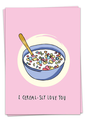 Kaart Blanche I Cereal-sly Love you
