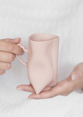 ENDE Ceramics Trident Cup - Pink Porcelain