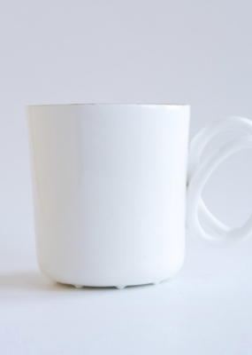 ENDE Ceramics Twisted Handle Mug White