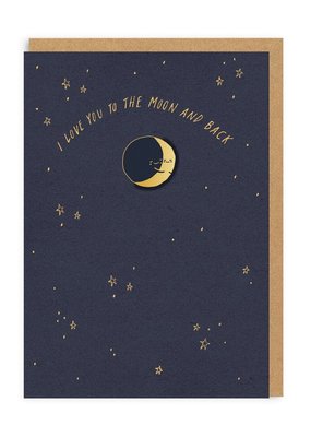 OHH DEER Moon And Back & Pin