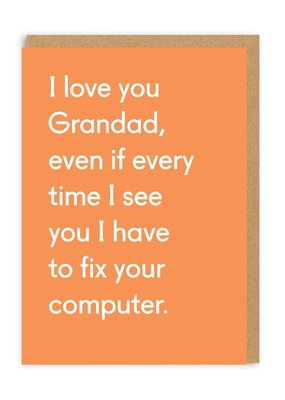 OHH DEER I Love You Grandad