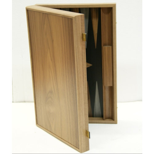 Manopoulos Backgammon amerikanische Walnuss 48 x 30 cm