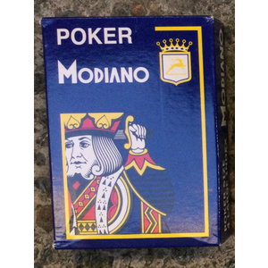 Modiano Poker 100% Plastik, Blau