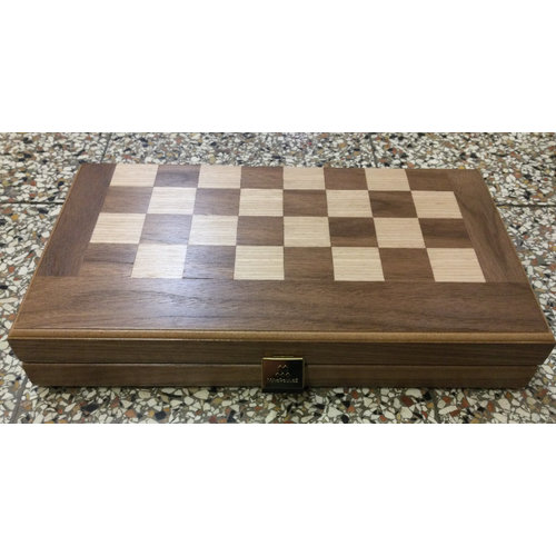 Manopoulos Backgammon & Schach Walnuss