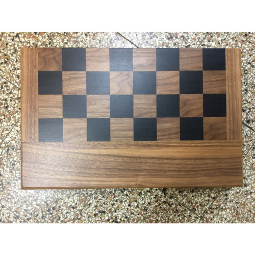 Manopoulos Backgammon & Schach schwarze Eiche 48 x 30 cm