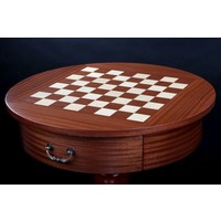 Schach Tisch rund 65 cm