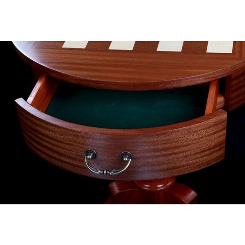 Sunrize Schach Tisch, 65 x 65 cm, Mahagoni Furnier