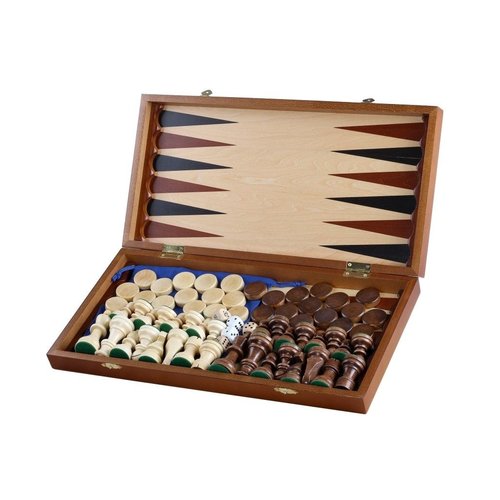 Sunrize Schach & Backgammon, 40,5 x 20,5 x 4,5