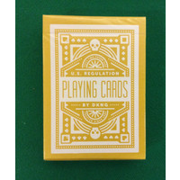 DKNG Yellow Wheels Playing Cards