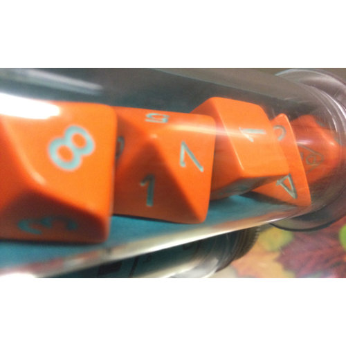 Chessex Heavy Dice Orange/Turquoise