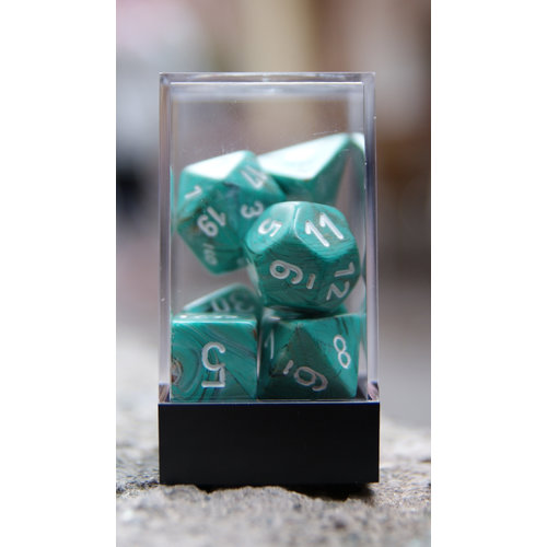 Chessex Marmor Oxi‑Copper™/ Punkte weiss