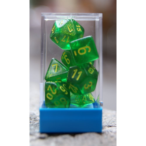 Chessex Borealis™ Polyhedral Maple Green/yellow