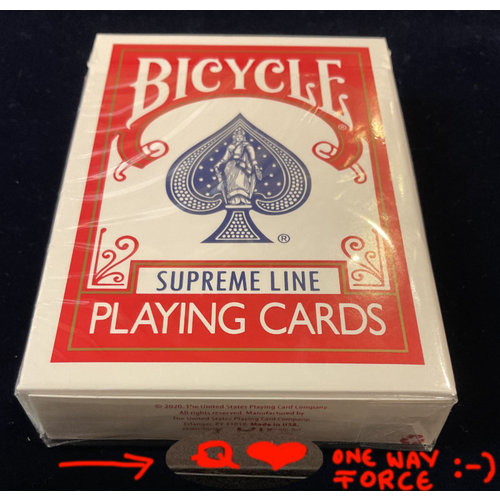DiFatta Magic Bicycle - Supreme Line - One way forcing deck (QH)