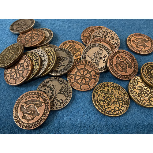 Drawlab Steampunk Metal Münzen