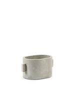 Concrete Oval Pot Ø17.5x12 h13