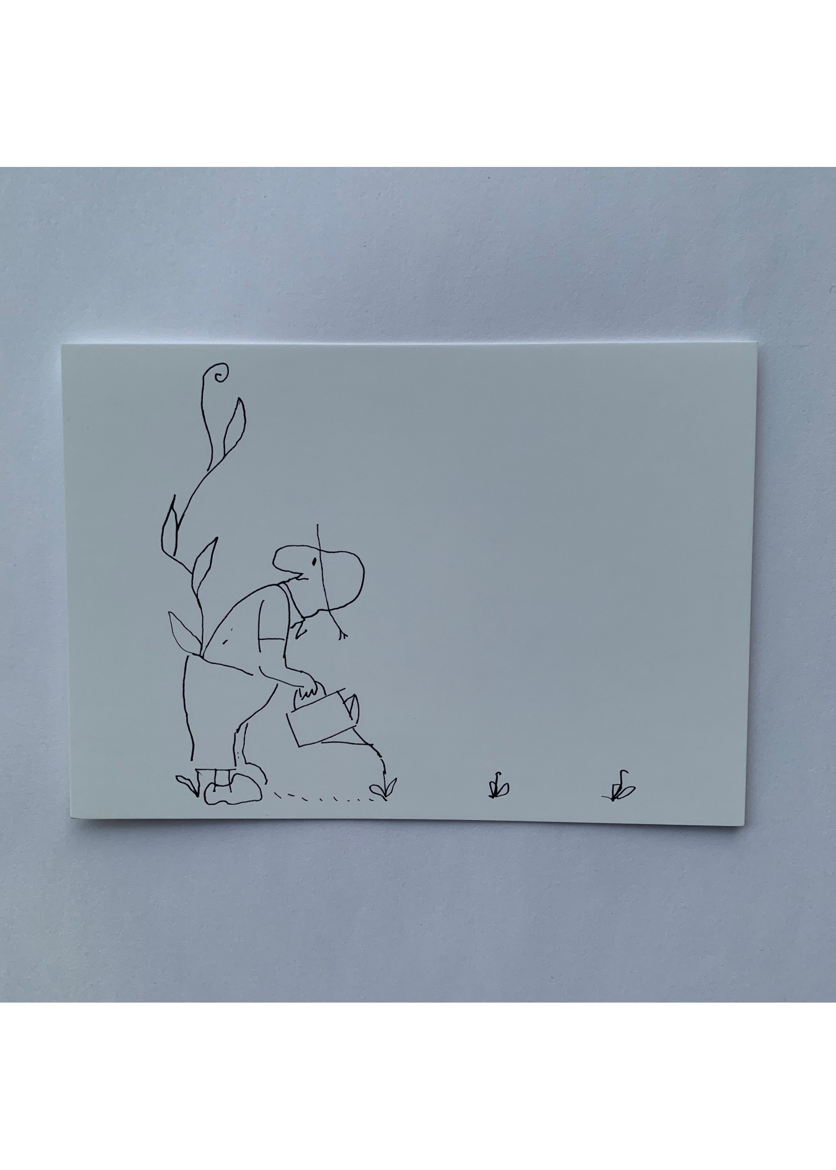 Watering man