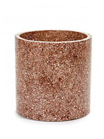 Terrazzo Brown Ø22 h25 cm