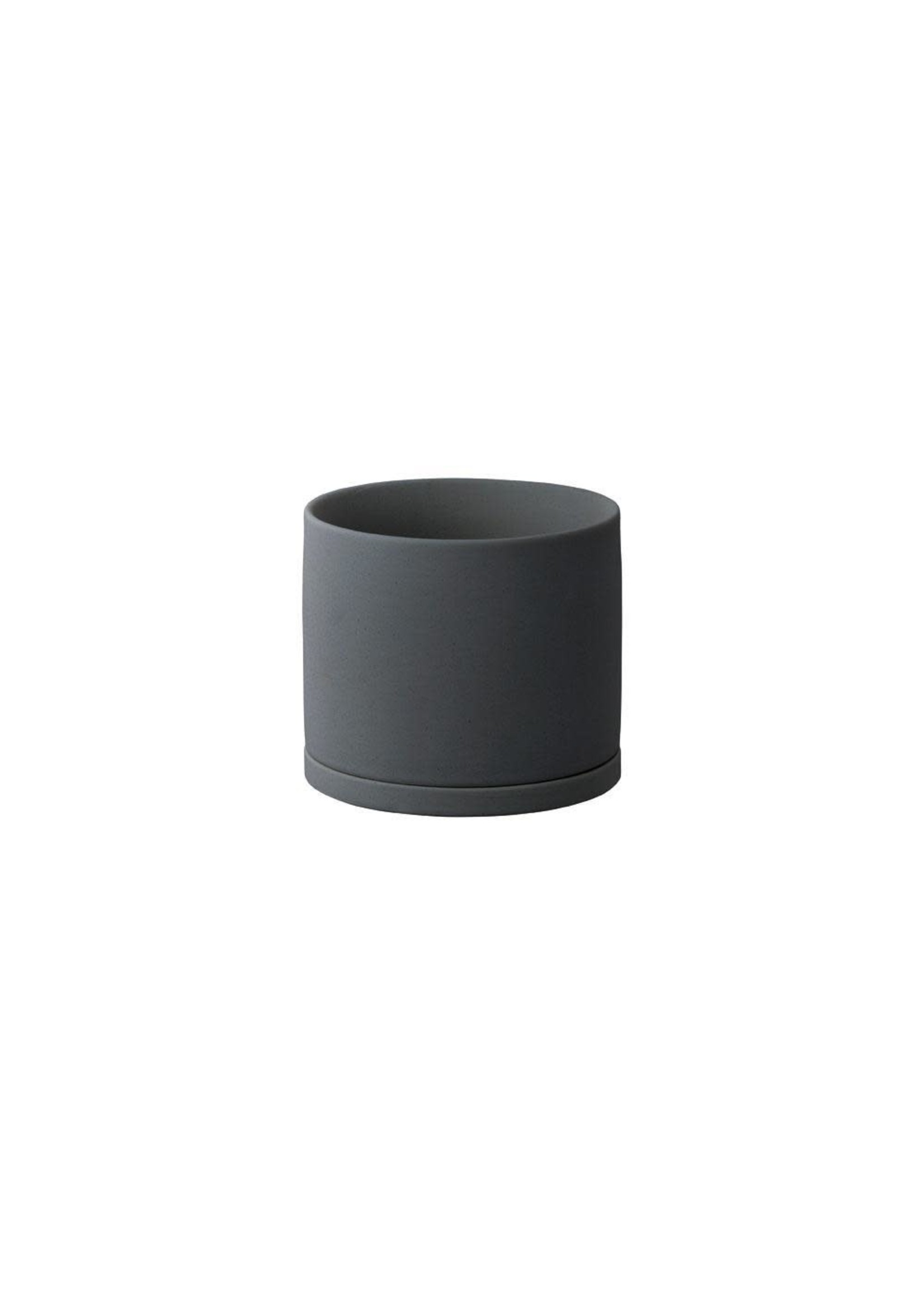 Plant Pot 191  Ø10 h7.5 - Dark grey