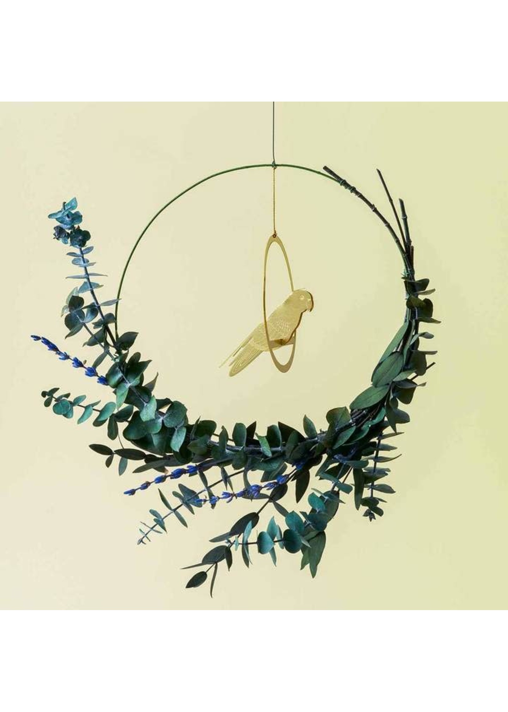 Hanging bird decoration