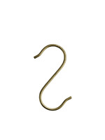 S-hook 11,5 x 4,5 cm - Iron - Brass [M]