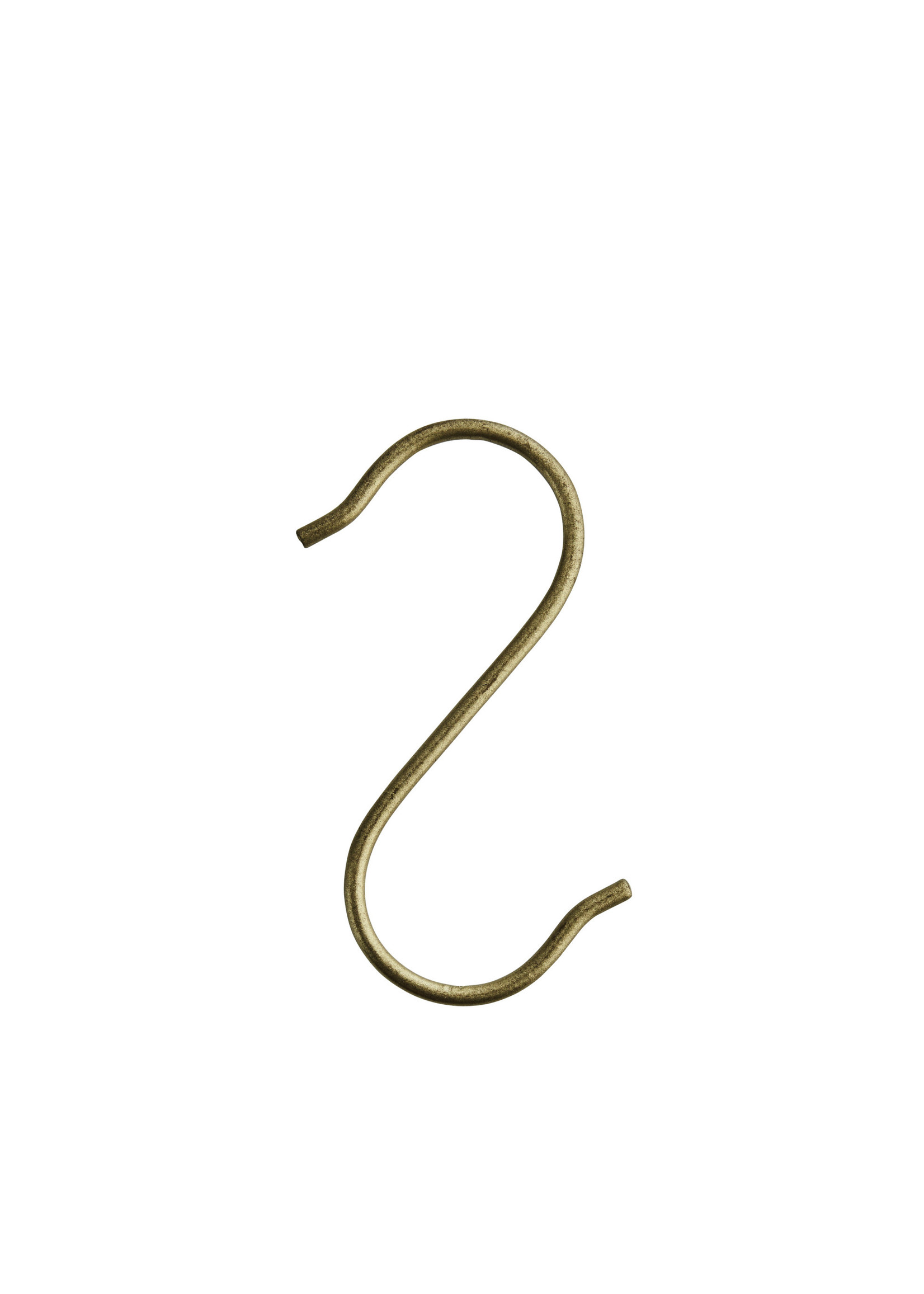 S-hook 11,5 x 4,5 cm - Iron - Brass [M]