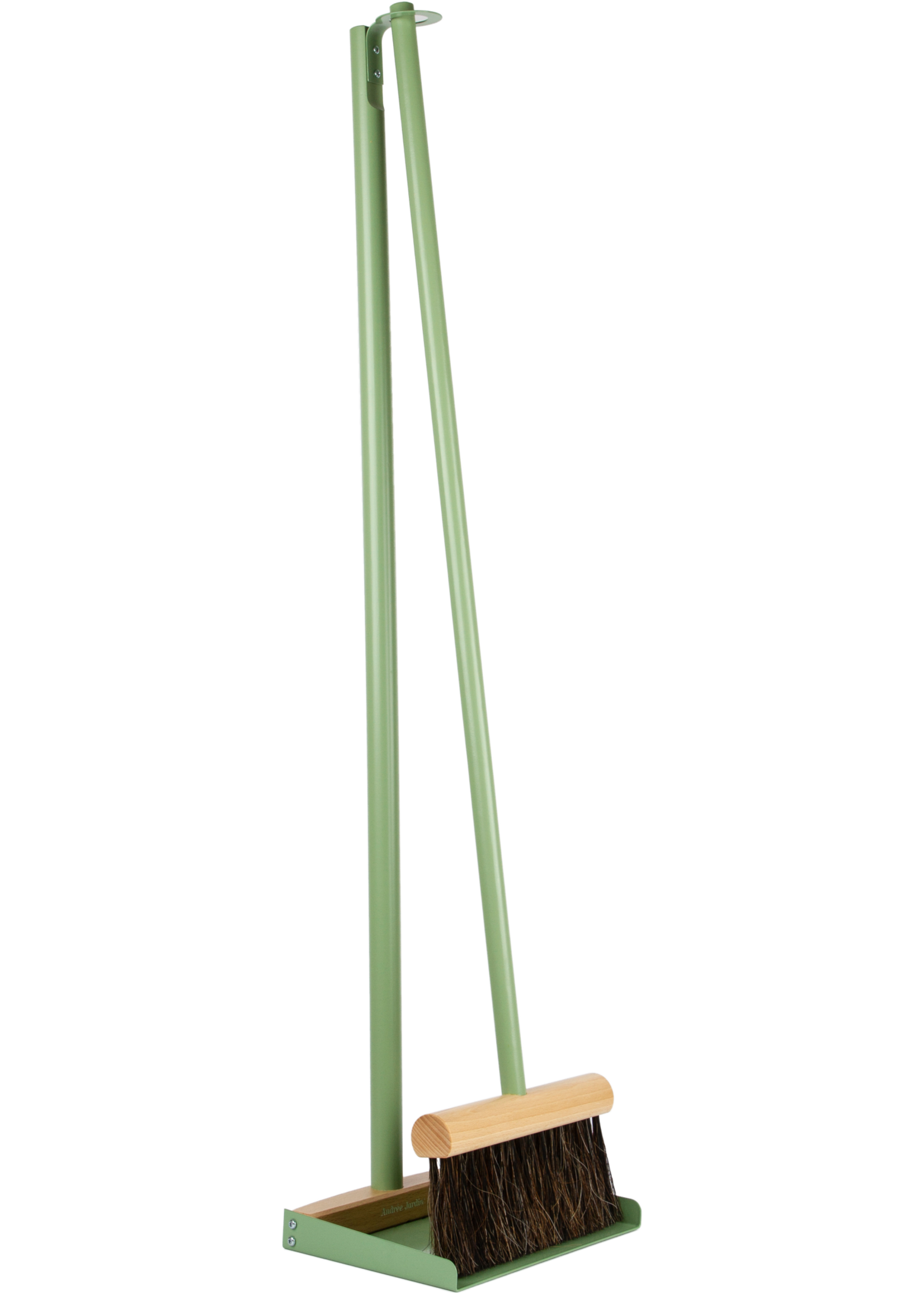 Long handed dustpan and broom set - Sage