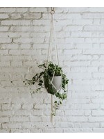 Macramé plant hanger maxi - Natural white