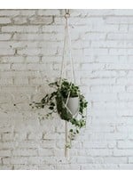 Macrame plant hanger maxi - Natuurlijk wit