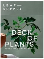 Leaf Supply Deck of Plants - 50 indoor plant profiles