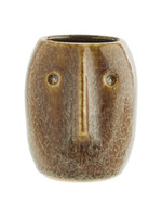 Vase visage mini Ø5.5 h10 cm - Honey