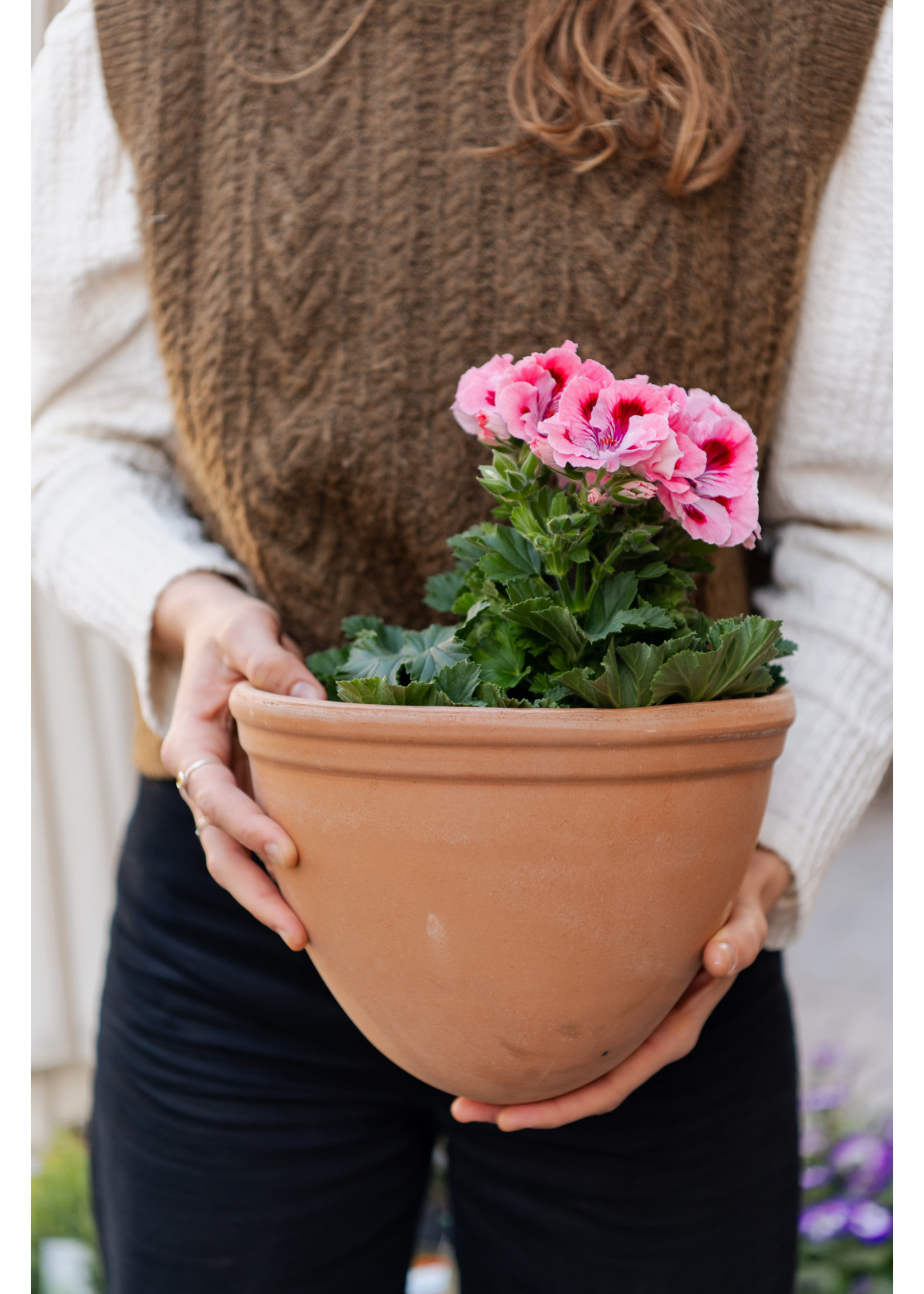 Terracotta hanging pot Ø25 cm (antique)