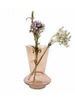 Glow Vase Ø12 h17.5 cm - Sand brown