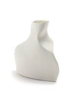 Porcelain vase Ø1 h10 - white