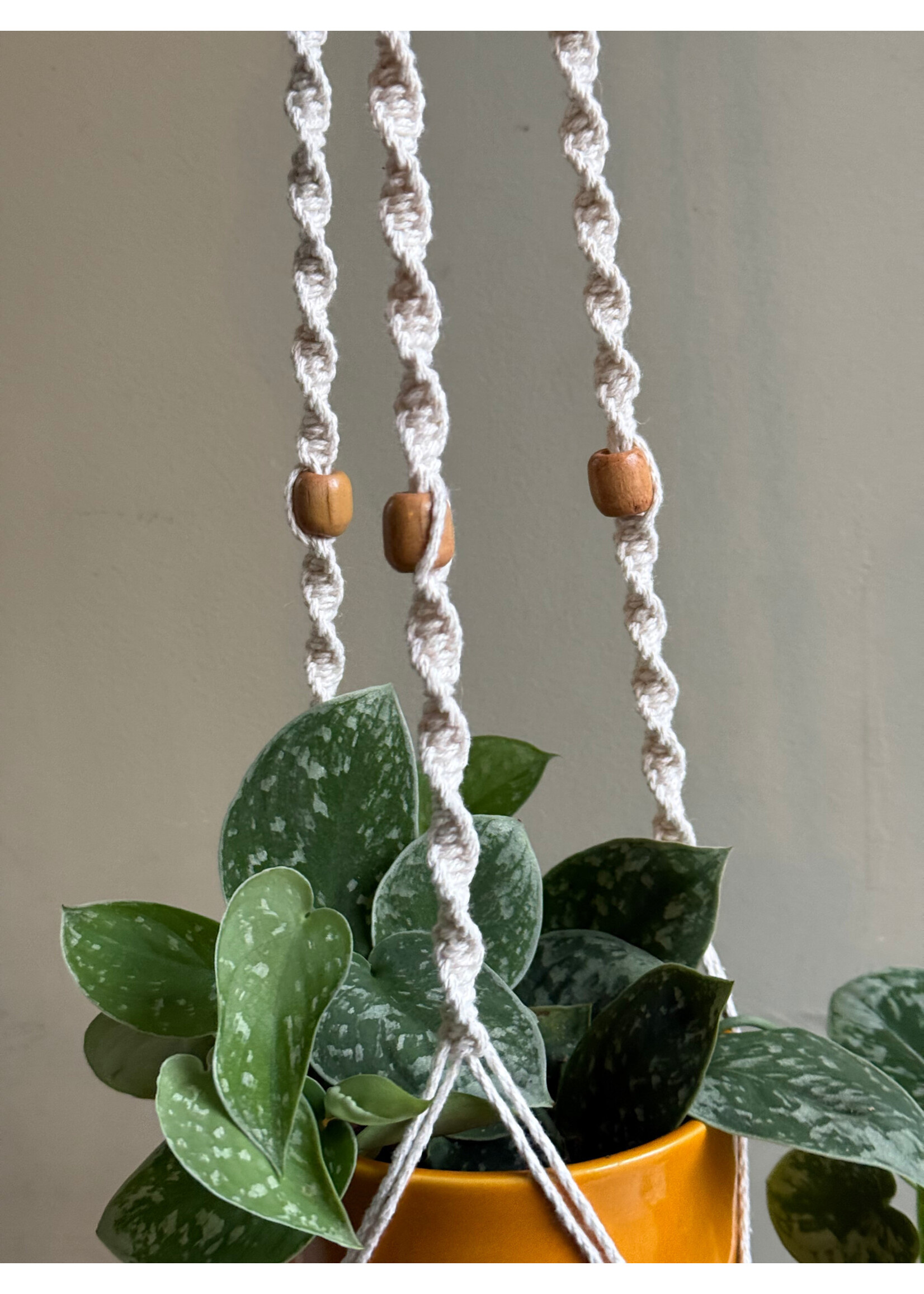 naamleaus Macramé planthanger - naamleaus - Recycled cotton 1