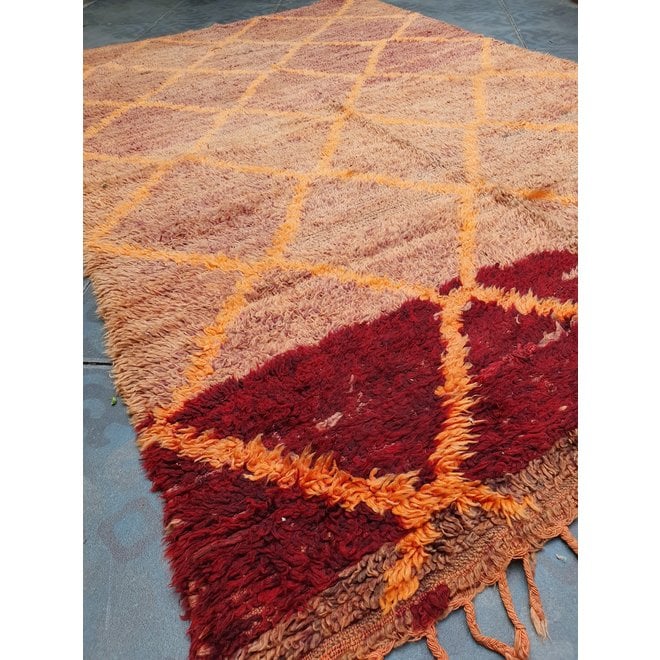 Moroccan rug 'Orange Diamond'