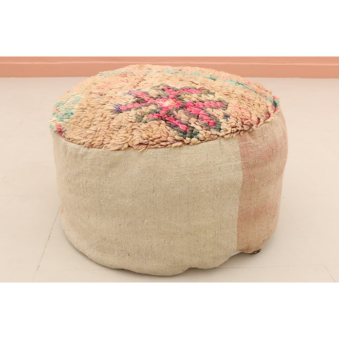 Moroccan pouf round 15